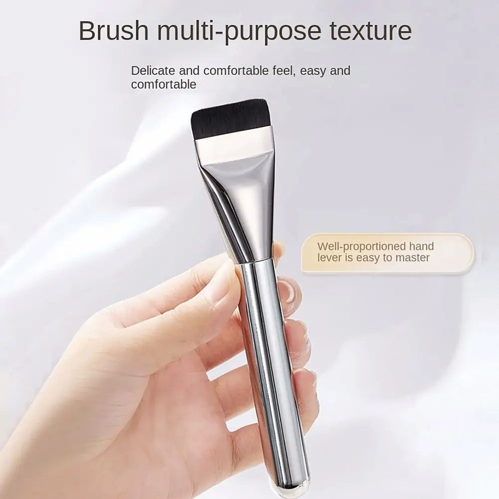 Soft Flat Head Foundation Brush No Trace Ultra-Thin Delicate Foundation Face Makeup Tool Base Makeup Brush Women Beauty